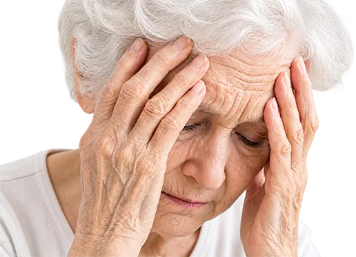 Donna con depressione