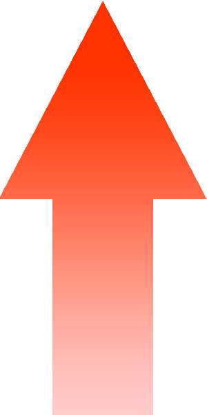 Red arrow high blood pressure Red arrow pointing up symbolizing high blood pressure
