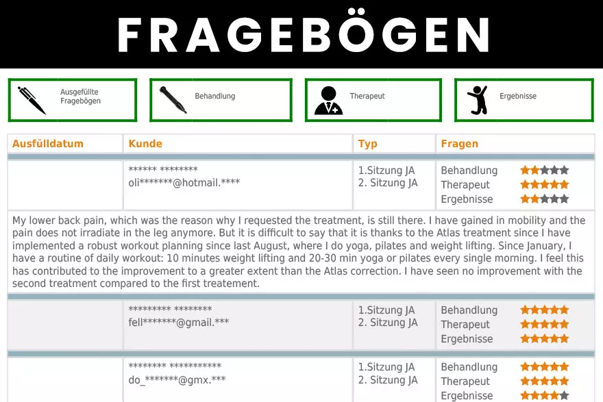 AtlantoMed Atlaskorrektur Fragebögen Bewertungen Download