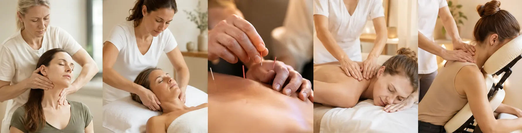 Stödjande terapier efter Atlaskorrigering: massage, akupunktur, osteopati